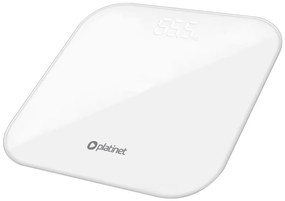 Cyfrowa waga osobista z wyświetlaczem LCD 3xAAA biały