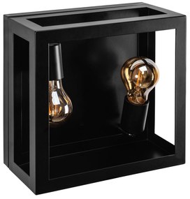 LAMPA ŚCIENNA KINKIET APP1305-2W CZARNA