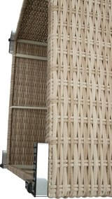 Zestaw rattanowy MALIBU dla 6 osób (cappuccino)