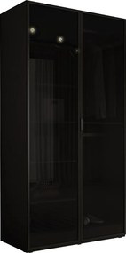 Szafka: grafitowa czerń / szkło antysłoneczne, 100 x 200 x 51 cm