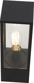 Inteligentna lampa podłogowa zewnętrzna czarna 40 cm IP44 z WiFi ST64 - Charlois