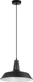 Lampa sufitowa VINTAGE w stylu industrialnym i nowoczesnym - wys. 135 cm x g?. 35,6 cm - E27 60W - stal i kolor czarny - ip20