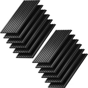 Panele ścienne czarny 120x1.8x40 akustikpaneel