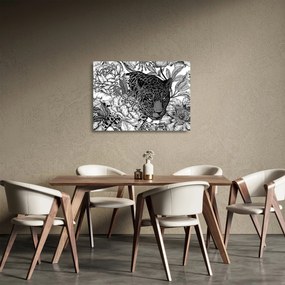 Obraz na szkle - Egzotyczny ogród (70x50 cm)