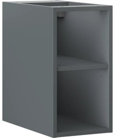 Mexen Box-A szafka otwarta z półką 25 cm, grafit mat - 91AX2-0250-470-0-66