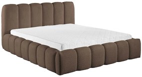 Brązowe łóżko nowoczesne w kształcie chmurki G9-H45