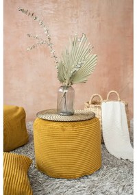 Musztardowy sztruksowy worek do siedzenia Mini – SLOWDOWN