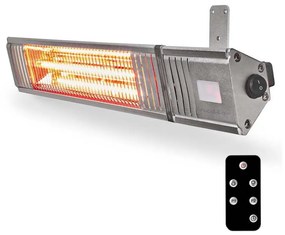 Nedis HTPA30ESS - Zewnętrzny grzejnik 100W/2000W/230V IP65 + pilot zdalnego sterowania