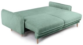 Zielona rozkładana sofa z materiału bouclé 215 cm Patti – Bonami Selection