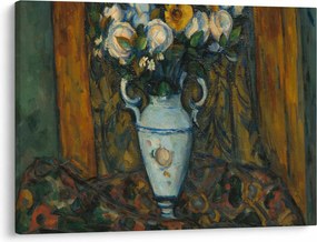 Obraz - Paul Cézanne, Vase of Flowers, reprodukcje (70x50 cm)
