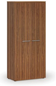 Szafa ubraniowa z wysuwem PRIMO WOOD, 800 x 420 x 1781 mm, orzech