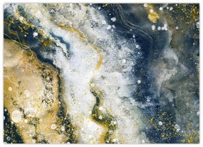 Obraz - Złota abstrakcja (70x50 cm)