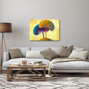 Obraz - Drzewa na wzgórzu (70x50 cm)