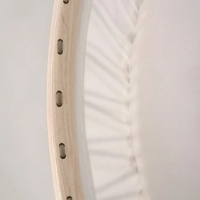 Naturalne łóżeczko dziecięce Kave Home Leonela, 40x75 cm