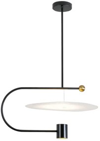 Lampa Sufitowa LED APP589-1CP Czarna