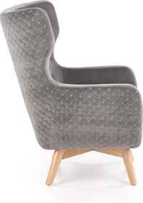 Tapicerowany fotel w stylu glamour Marvel