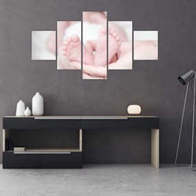 Obraz dziecięcych nóżek (125x70 cm)