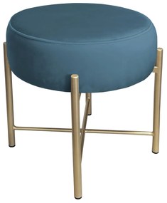 Taboret Pola noga metalowa złota MG33