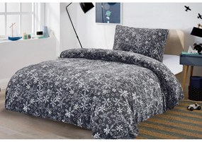 PrzytulneMieszkanie.pl PrzytulneMieszkanie.pl Pościel z mikropluszu SNOWFLAKE szara Rozmiar pościeli: 70 x 90 cm | 140 x 200 cm