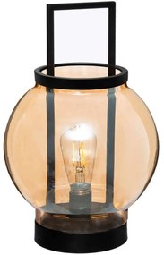 Lampa stołowa szklana LED, Ø 19 cm