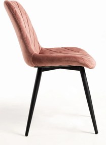 Zestaw 4 Krzese Min Aksamitne