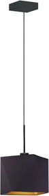 Geometryczna lampa wisząca na czarnym stelażu - A4-T75