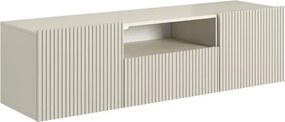 Szafka RTV wisząca Nicole z szufladą i wnęką 150 cm - kaszmir