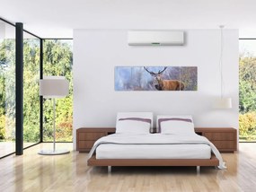 Obraz - Jeleń w krajobrazie (170x50 cm)