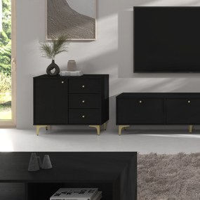 Komoda TORINO 84 cm do Salonu Sypialni Grafit