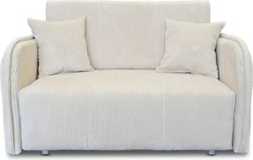 Fotel do Spania FLIP 2 Amerykanka Rozkładany Dwuosobowy Kremowy