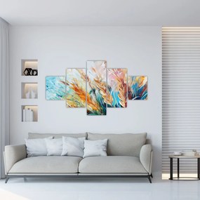 Obraz - Pszenica, abstrakcja (125x70 cm)