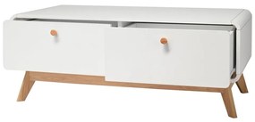 Biała szafka pod TV 100x40 cm Cassie – Støraa