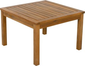 Zestaw mebli ogrodowych - 185,5 x 185,5 x 71,5 cm - z narożnikiem + stolikiem kawowym - akacja - beż