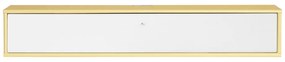 Jasnożółto-biała szafka pod TV 133x22 cm Mistral – Hammel Furniture