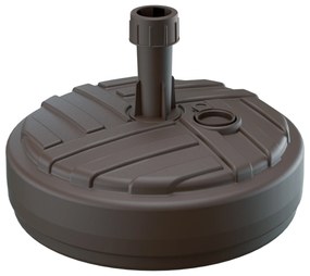 Podstawa parasola okrągła 39 cm brązowa PROSPERPLAST
