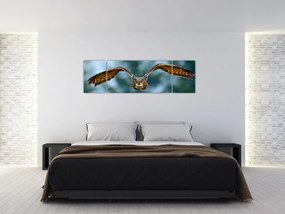 Obraz - Sowa w locie (170x50 cm)