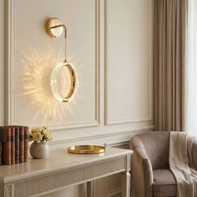 KINKIET ŚCIENNY LED G175-W ZŁOTY