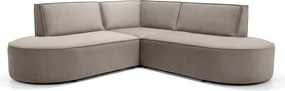 Narożnik Parma Corner mini, do salonu, tkanina Tiffany, taupe (29)