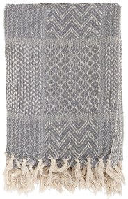 Szary pled Bloomingville Throw, 130x160 cm