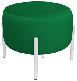 Pufa OLA LOFT ławka podnóżek metal biała MG25