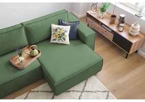 Zielony rozkładany narożnik (strona zmienna) Nihad – Bobochic Paris