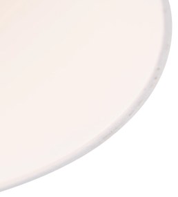 Lampa sufitowa z abażurem z lnu biała 35 cm - Combi WhiteWiejski/ Rustykalny / Vintage Oswietlenie wewnetrzne