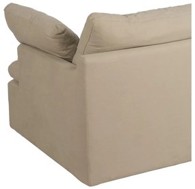 Beżowa lniana sofa 180 cm – Ixia