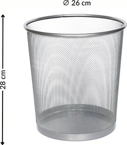 Kosz na papier z siatki stalowej, ZELLER