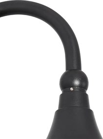 Kinkiet zewnętrzny czarny IP44 z czujnikiem ruchu - Daphne