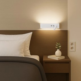 Kinkiet Resort right 10W + 3W LED 4000K Biały