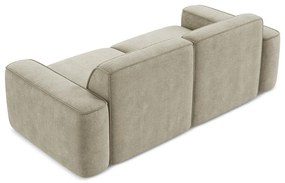 Beżowa sofa z tkaniny szenilowej 204 cm Omao – Makamii