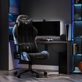 Fotel gamingowy materiałowy Diablo X-One 2.0 Normal Size, Night Blue