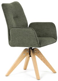 Krzesło do jadalni DCH-C2148 GRN2 z wodoodpornymmateriałem