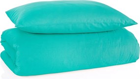 Pościel bawełniana Color mentolowy 140 x 200 cm, 70 x 90 cm